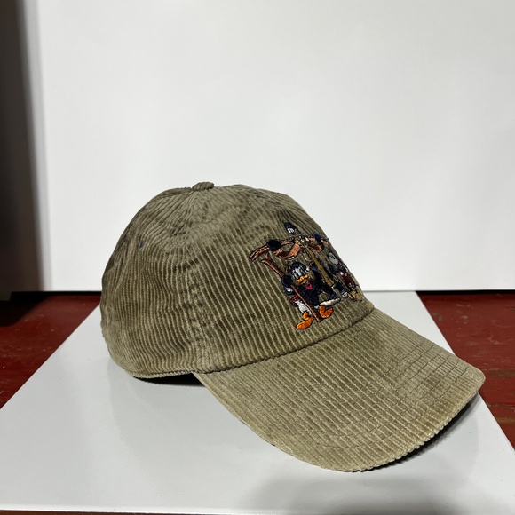 Disney Store Corduroy Hat Goofy Donald Duck Mickey Mouse Embroidered Ski Design - Picture 2 of 8